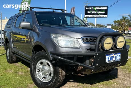Grey 2015 Holden Colorado Crew Cab Pickup Ls (4X4)