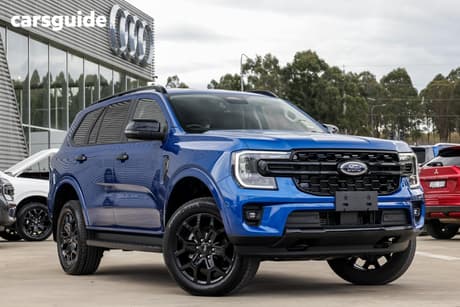 Blue 2025 Ford Everest Wagon Sport (4Wd)