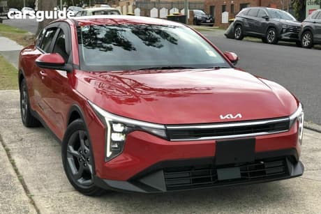 Red 2024 Kia K4 Sedan S Safety Pack