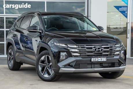 Black 2026 Hyundai Tucson Wagon Elite Hybrid (Awd)
