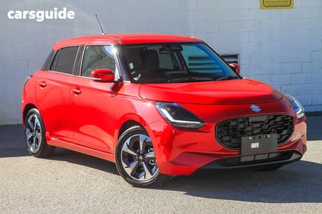 Red 2026 Suzuki Swift Hatchback Hybrid Glx