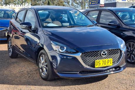 Blue 2021 Mazda 2 Hatchback G15 Pure