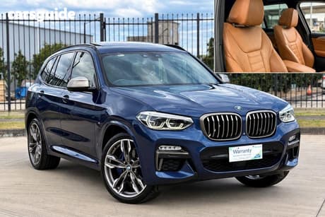 Blue 2018 BMW X3 Wagon M40I