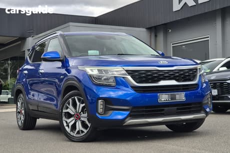 Blue 2020 Kia Seltos Wagon Gt Line (Awd)