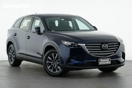 Blue 2022 Mazda CX-9 Wagon Touring (Awd)
