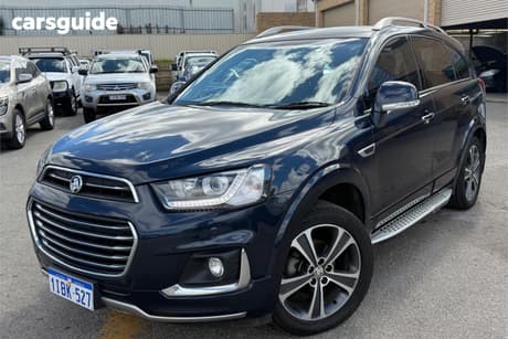 Blue 2016 Holden Captiva Wagon 7 Ltz (Awd)