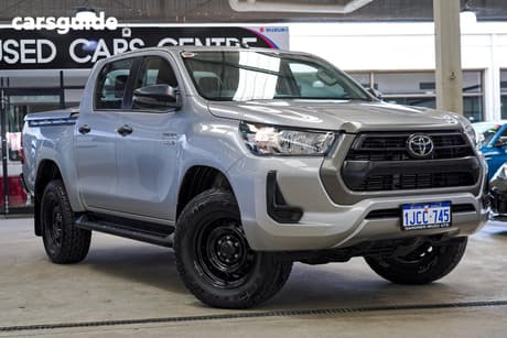 Silver 2021 Toyota Hilux X Cab Pickup Sr Hi-Rider