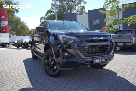 Black 2025 Isuzu D-MAX Crew Cab Utility X-Rider (4X4)