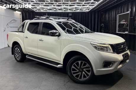 White 2015 Nissan Navara Dual Cab Utility St-X