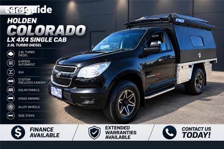 Black 2013 Holden Colorado Cab Chassis Lx (4X4)