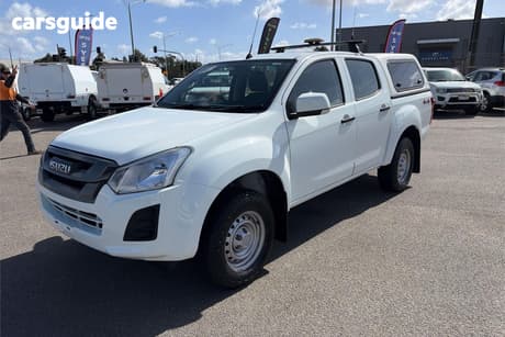 White 2017 Isuzu D-MAX Crew Cab Utility Sx Hi-Ride (4X4)