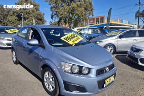 Blue 2012 Holden Barina Sedan
