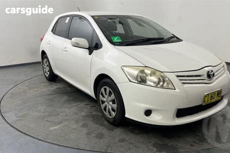White 2011 Toyota Corolla Hatchback Ascent