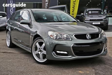 Silver 2015 Holden Commodore Sportswagon Sv6