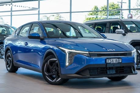 Blue 2025 Kia K4 Sedan Sport