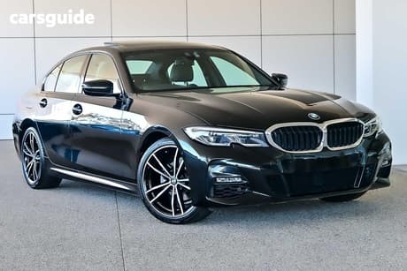 Black 2020 BMW 320I Sedan Luxury Line