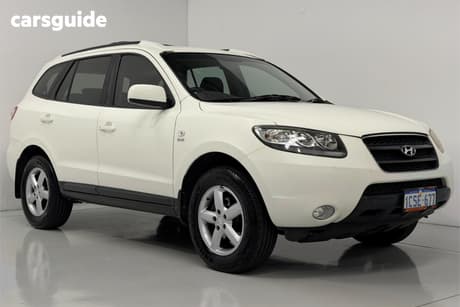 White 2007 Hyundai Santa FE Wagon Slx (Fwd)