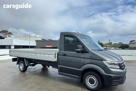 Grey 2018 Volkswagen Crafter Single Cab Chassis 35 Tdi 410 Lwb
