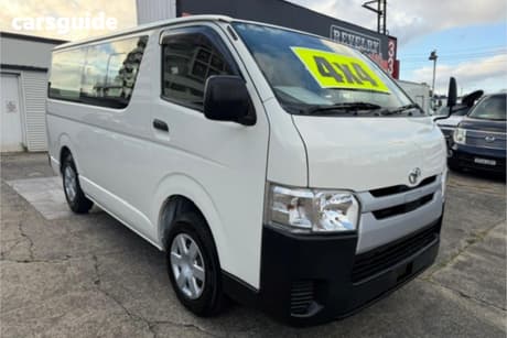 White 2019 Toyota HiAce Van Dx
