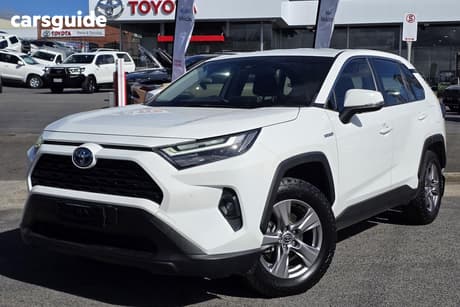 White 2023 Toyota RAV4 Wagon Gx (Awd) Hybrid