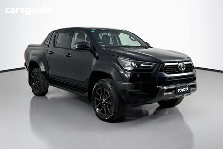 Black 2025 Toyota Hilux Double Cab Pick Up Rogue 48V (4X4)