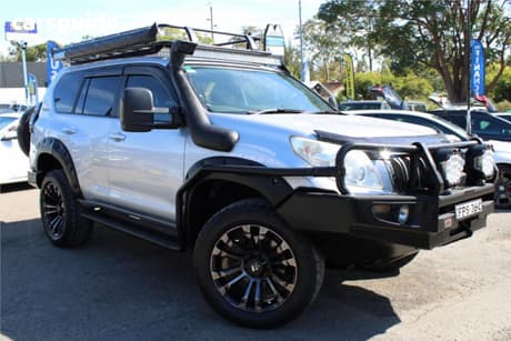 Silver 2011 Toyota Landcruiser Prado Wagon Gxl (4X4)