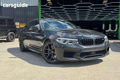 Black 2018 BMW M5 Sedan Competition