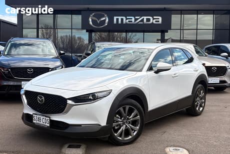 White 2021 Mazda CX-30 Wagon G20 Astina (Fwd)
