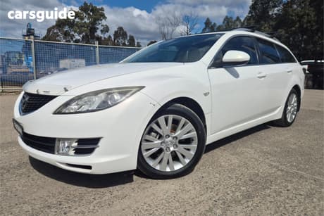 White 2008 Mazda 6 Wagon Classic