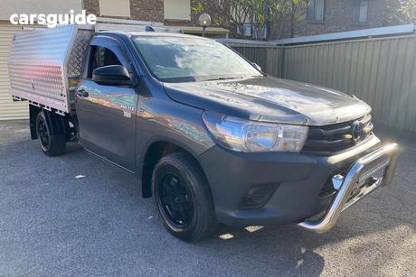 Grey 2022 Toyota Hilux Cab Chassis Workmate (4X2)