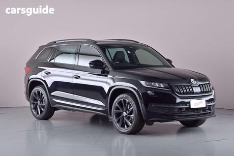 Black 2021 Skoda Kodiaq Wagon 132 Tsi Sportline (4X4)