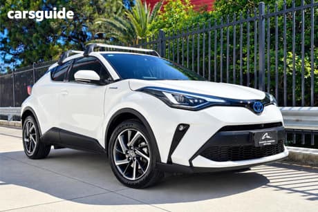 White 2020 Toyota C-HR Hatchback Koba (2Wd) (Hybrid)