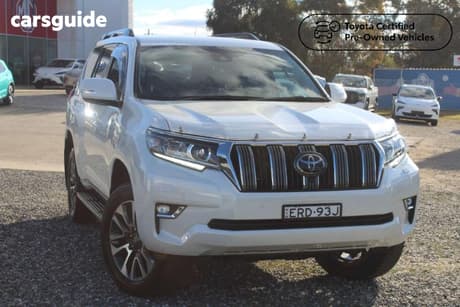 White 2021 Toyota Landcruiser Prado Wagon Vx