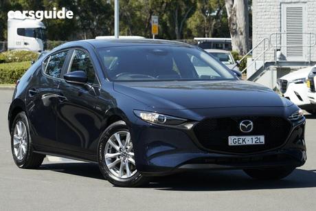 Blue 2024 Mazda 3 Hatchback G20 Pure