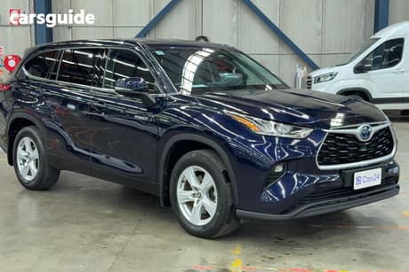 Blue 2022 Toyota Kluger Wagon Gx Hybrid Awd