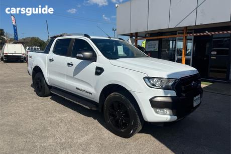 White 2018 Ford Ranger Dual Cab Pick-up Wildtrak 3.2 (4X4)