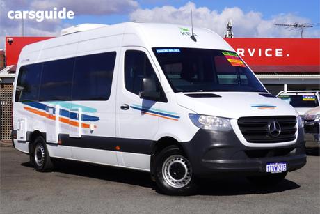 White 2021 Mercedes-Benz Sprinter Van 316Cdi Vs30 Lwb Rwd