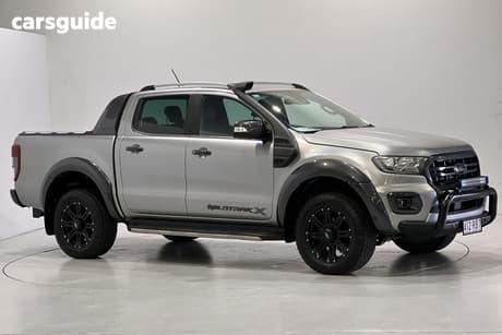 Silver 2019 Ford Ranger Double Cab Pick Up Wildtrak 2.0 (4X4)