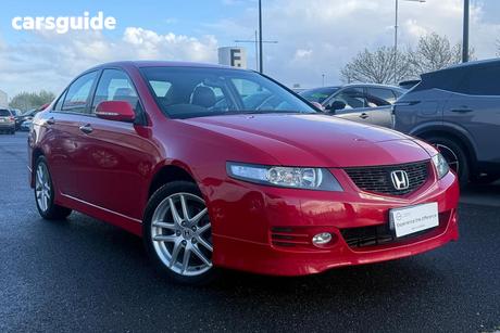Red 2006 Honda Accord Euro Sedan SPORT F