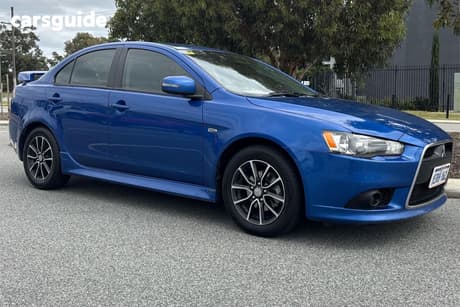 Blue 2015 Mitsubishi Lancer Sedan Es Sport