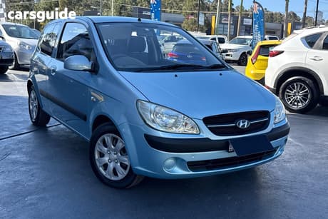 Blue 2009 Hyundai Getz Hatchback Sx