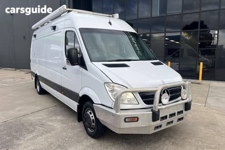 White 2008 Mercedes-Benz Sprinter Van 518Cdi Lwb