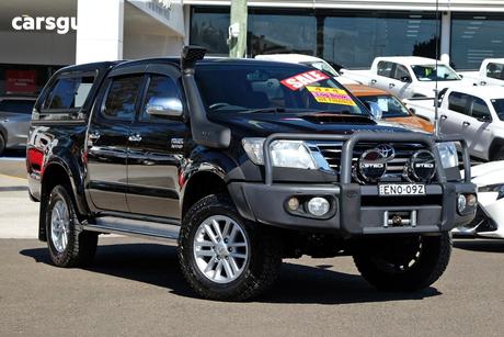 Black 2013 Toyota Hilux Dual Cab Pick-up Sr5 (4X4)