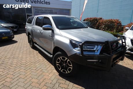 Silver 2023 Toyota Hilux Ute Tray 4X4