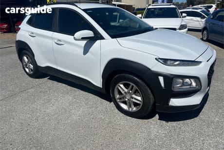 White 2018 Hyundai Kona Wagon Active