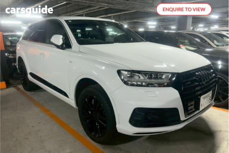 White 2016 Audi Q7 SUV 55TFSI QUATTRO S-LINE