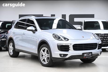 Silver 2014 Porsche Cayenne Wagon Diesel