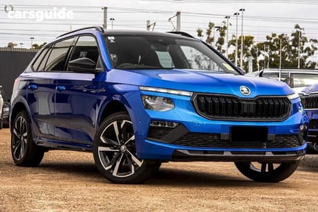 Blue 2025 Skoda Kamiq Wagon 110Tsi Monte Carlo