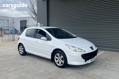 White 2005 Peugeot 307 Hatchback Xse Hdi 2.0
