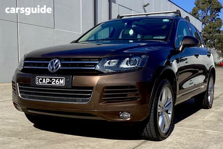 Brown 2011 Volkswagen Touareg Wagon V6 Tdi